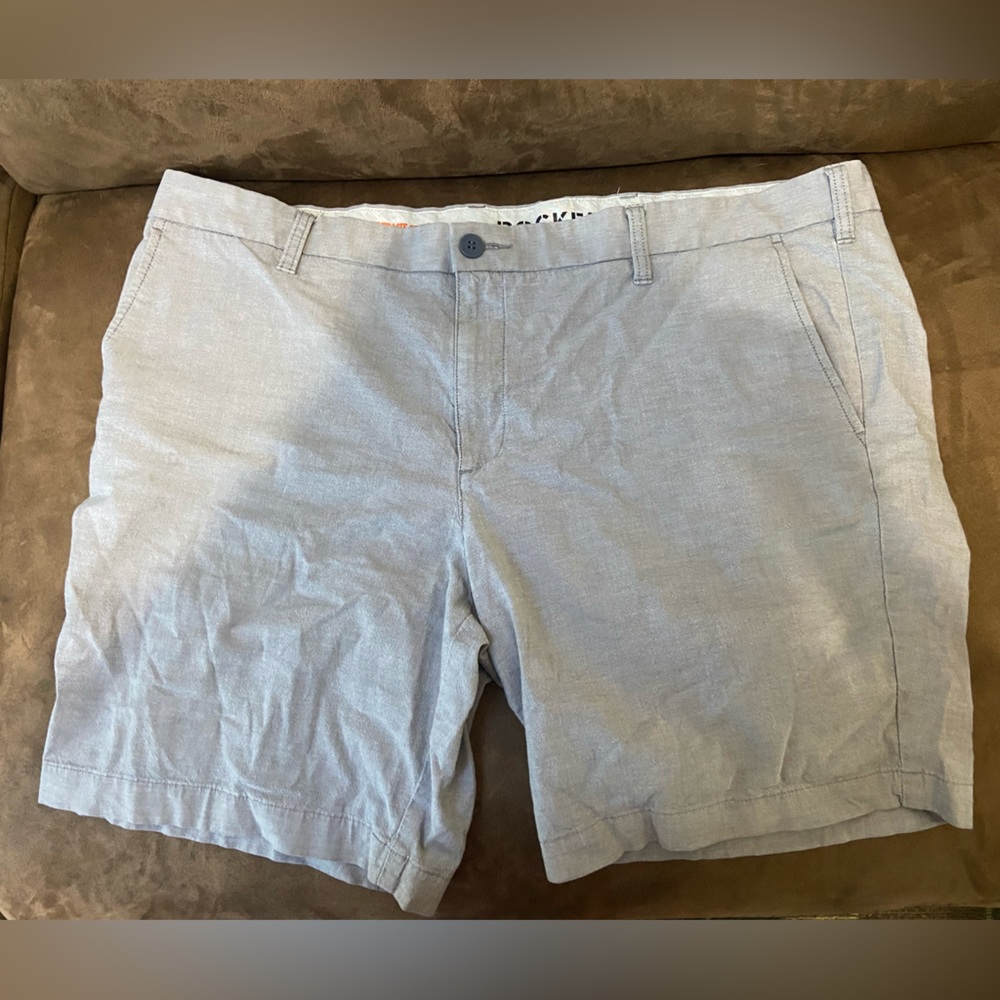 Dockers Gray Supreme Flex Ultimate Short Mens Size 42 Flat Front